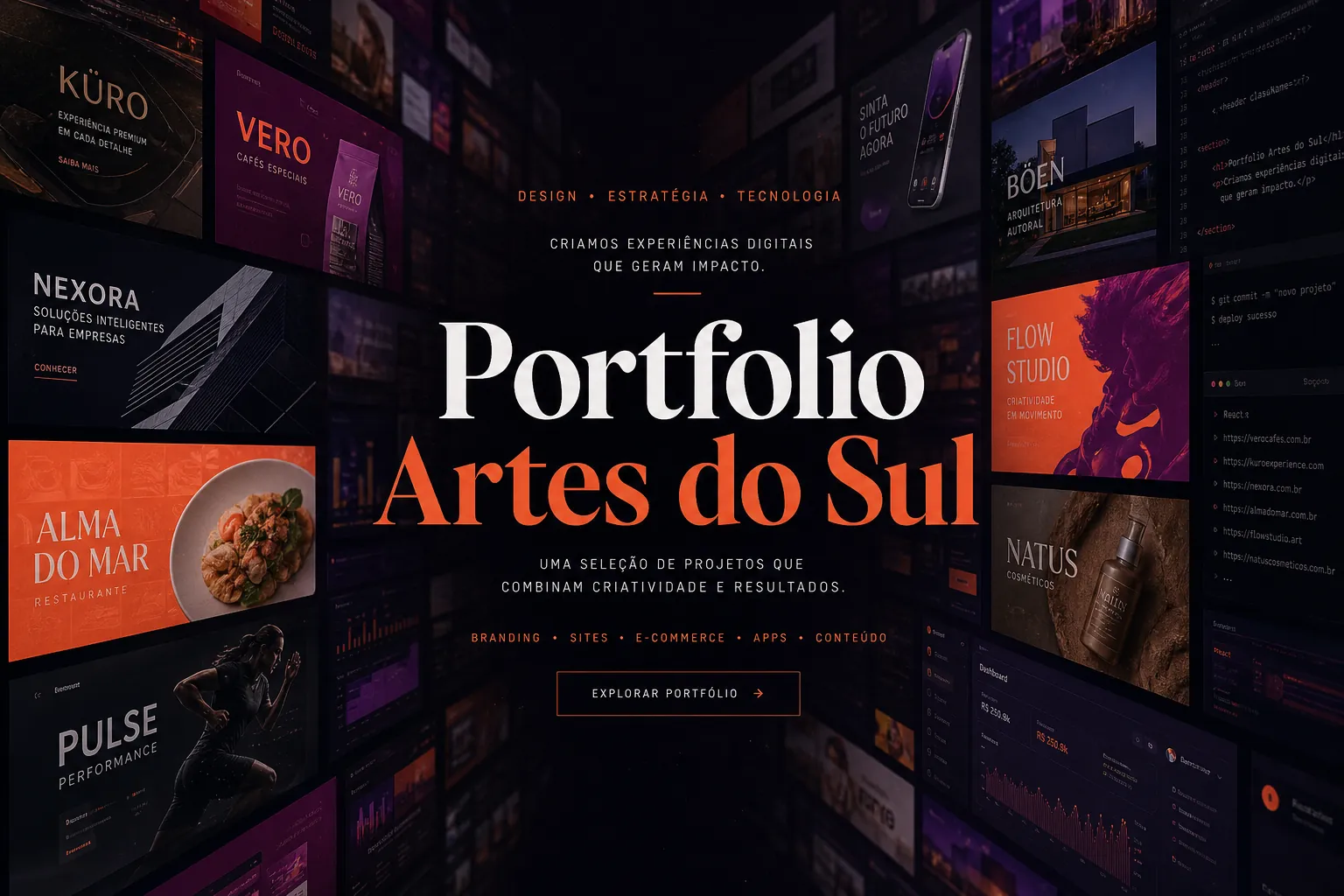 Portfólio Artes do Sul — projetos, apps e ferramentas